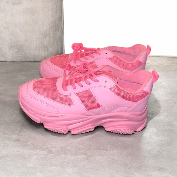 Steve Madden Shoes - Steve Madden Chunky Pink Sneakers